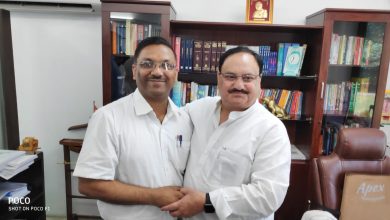 Photo of Vivek Garg wishes JP Nadda